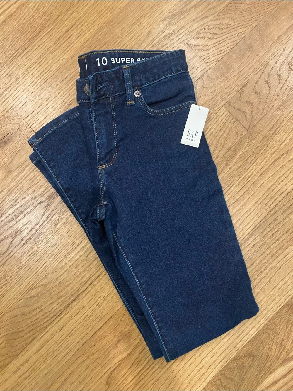 GAP Kids Navy Blue Super Skinny Jeans